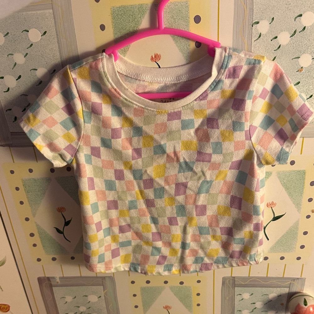 Colorful Checkered Toddlers Shirt
